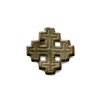 Medieval Bronze Knight's Holy Sepulchre Badge