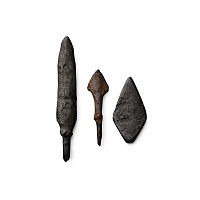 Medieval Iron Arrowhead Group