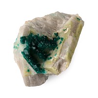 Dioptase Crystal Mineral Display Specimen