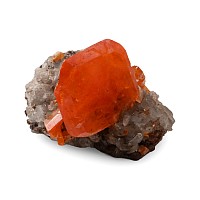 Wulfenite Crystal Mineral Display Specimen