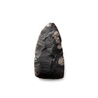 British Stone Age Semi-Polished Knapped Flint Axehead