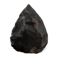 British Stone Age Knapped Flint Axehead