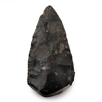 British Stone Age Knapped Flint Axehead