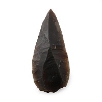 British Stone Age Knapped Flint Levallois Point