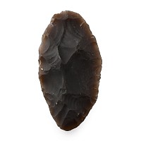 British Stone Age Knapped Flint Ovate Knife