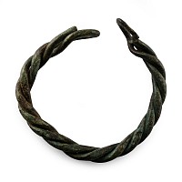 Viking Period Bronze Twisted Bracelet