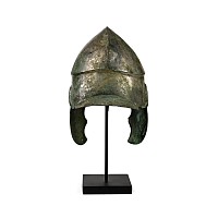 Greek Pontic Tinned Bronze Chalcidian Helmet