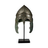 Greek Pontic Tinned Bronze Chalcidian Helmet