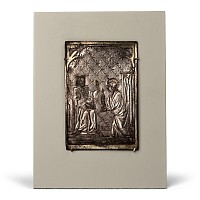 Medieval Silver-Gilt Plaque with The Presentation of a New Ciborium