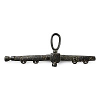 Medieval Bronze Purse Bar with Niello Inlay