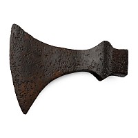 Viking Age Iron Broad Axehead with Hammerhead