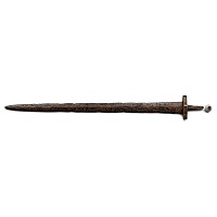 Late Roman Iron Sword with Decorated Guard