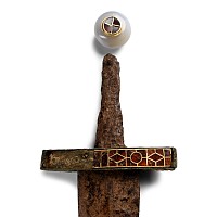 Late Roman Iron Sword with Decorated Guard