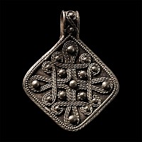 Viking Age Silver Filigree Pendant