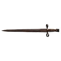 Post Medieval Iron Dagger with Bronze Hilt