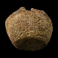Old Babylonian Cuneiform Barrel Fragment with Royal Text