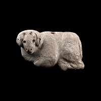 Mesopotamian Stone Reclining Ram Amulet