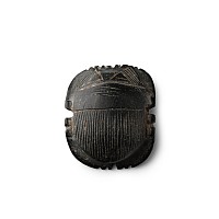 Egyptian Hardstone Heart Scarab