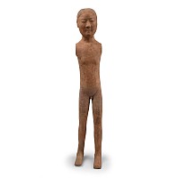 Chinese Han Terracotta Stick Man Figure