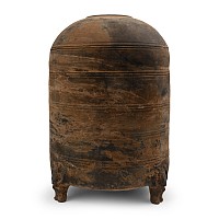 Chinese Han Terracotta Jar with Footed Supports