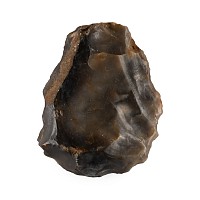 Stone Age Long Trapezoidal Steep-Sided Flint Scraper