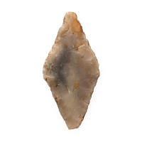 Stone Age Flint Bi-Point Arrowhead