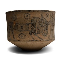 Indus Valley Terracotta Vessel with Animals