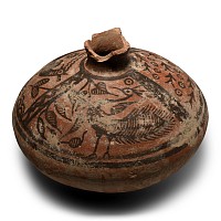 Large Indus Valley Terracotta Vessel with Animals