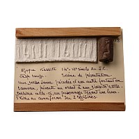 Kassite Red Stone Cylinder Seal with Presentation Scene