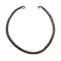 Viking Period Bronze Twisted Neck Torc