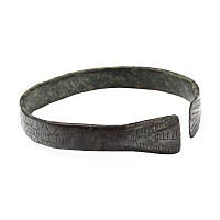 Viking Period Bronze Decorated Bracelet