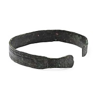 Viking Period Bronze Decorated Bracelet