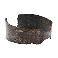 Viking Period Bronze Decorated Bracelet