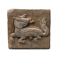Chinese Song Terracotta Tile with Dragon
