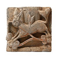 Chinese Song Terracotta Tile with Lion