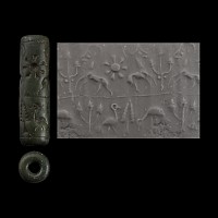 Middle Assyrian Stone Cylinder Seal