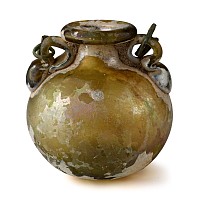 Roman Cast Glass Aryballos