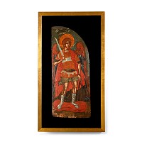 Large Wing of a Triptych Showing the Archangel Michael