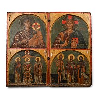 Large Diptych of the Mother of God as Hodegetria
