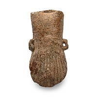 Medieval Lead Pilgrim's Holy Water Ampulla with Scallop