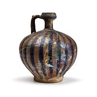 Kashan Glazed Handled Jug