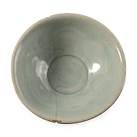 Chinese Song Glazed Comb Decorated Bowl