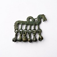 Viking Age Bronze Pendant with Bell Dangles