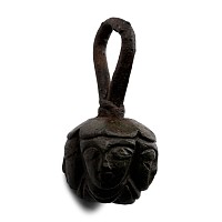 Medieval Bronze Flail Head with Four Heads