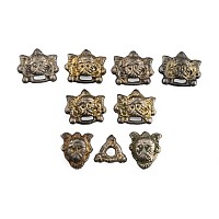 Viking Age Silver-Gilt Odin with Ravens Belt Mount Group