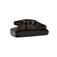 Egyptian Stone Crocodile Amulet