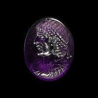 Amethyst Gemstone with Portrait of Constantine the Great