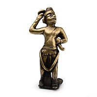 Copper-alloy Hanuman Figure with Two Tails