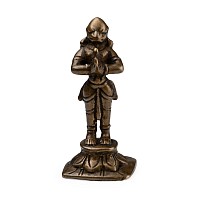 Copper-alloy Preying Hanuman Figure