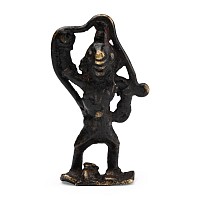 Copper-alloy Standing Hanuman Figure